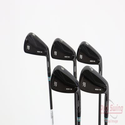Sub 70 659 CB Forged Black Iron Set 6-PW Stock Steel Shaft Steel X-Stiff Right Handed 38.5in