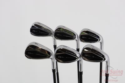 TaylorMade Qi Iron Set 8-PW AW SW LW Mitsubishi MMT 75 Graphite Stiff Right Handed 36.5in