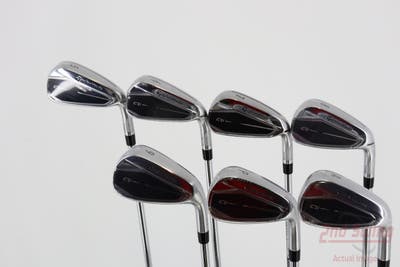 Mint TaylorMade Qi Iron Set 5-PW AW FST KBS MAX 85 MT Steel Regular Right Handed 38.5in