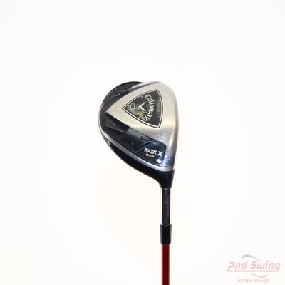 Callaway Razr X Black Fairway Wood 3 Wood 3W Callaway Stock Graphite Graphite Stiff Right Handed 43.5in