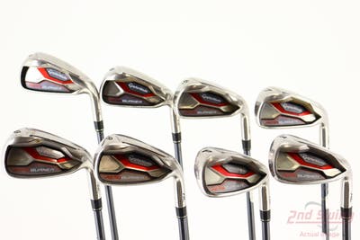 TaylorMade AeroBurner Iron Set 4-PW GW TM Reax 60 AeroBurner Steel Senior Right Handed -1/4"
