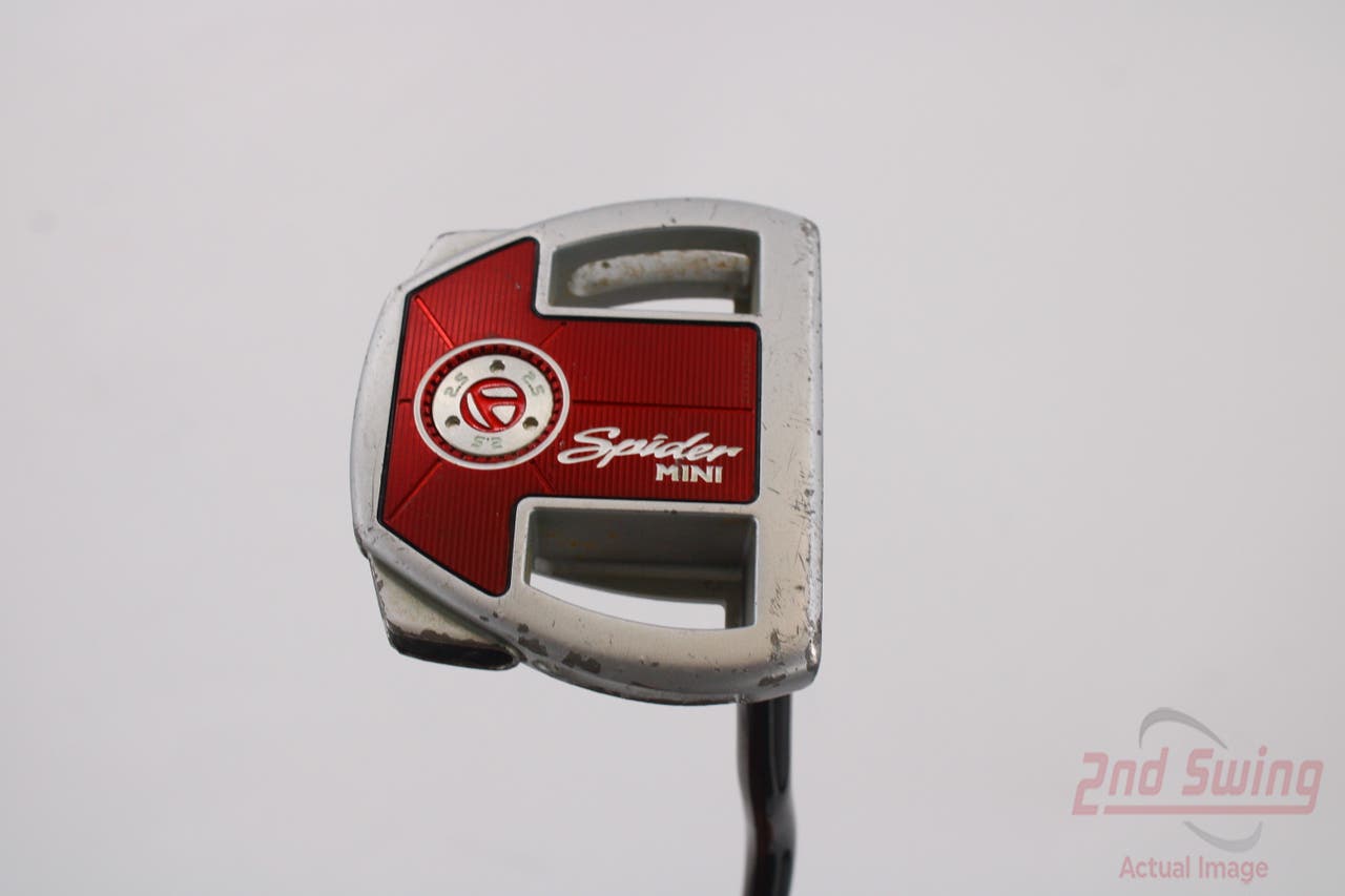 TaylorMade Spider Mini Diamond Silver Putter Face Balanced Steel Right Handed 32.5in