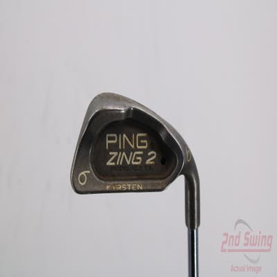 Ping Zing 2 Single Iron 6 Iron Ping JZ Steel Regular Right Handed Black Dot 37.5in