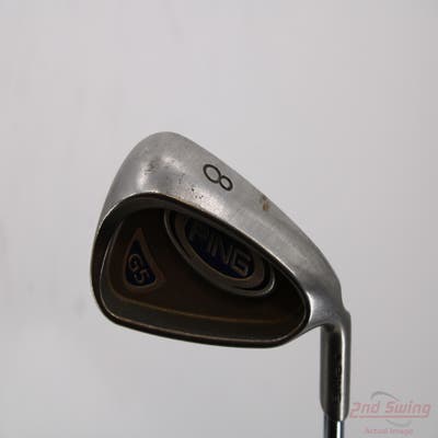 Ping G5 Single Iron 8 Iron Stock Steel Shaft Steel Stiff Right Handed Black Dot 35.75in