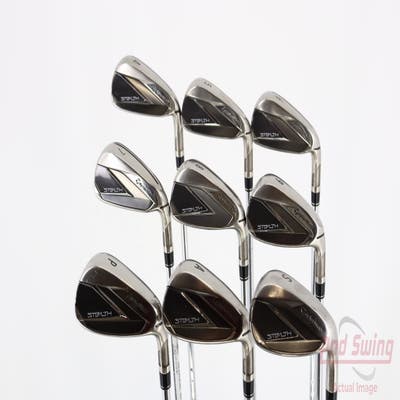 TaylorMade Stealth Iron Set 4-PW AW SW FST KBS MAX 85 Steel Stiff Right Handed 38.25in