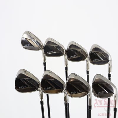 TaylorMade Stealth Iron Set 6-PW GW SW LW Fujikura Ventus Red 5 Steel Senior Right Handed 37.5in