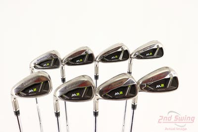 TaylorMade 2019 M2 Iron Set 4-PW GW True Temper Dynamic Gold Steel X-Stiff Left Handed STD