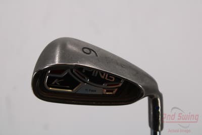 Ping K15 Single Iron 6 Iron FST KBS Tour Steel Stiff Right Handed Blue Dot 37.25in