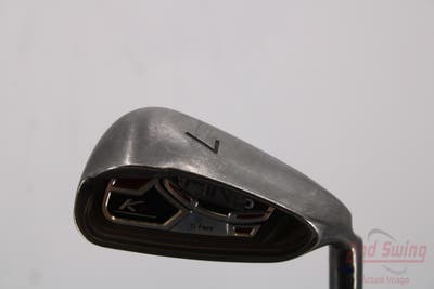Ping K15 Single Iron 7 Iron FST KBS Tour Steel Stiff Right Handed Blue Dot 36.5in