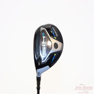 TaylorMade SIM2 Titanium Fairway Wood 3 Wood 3W 15° MCA Tensei AV Blue Raw 65 Graphite Stiff Left Handed 44.0in