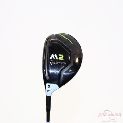 TaylorMade 2019 M2 Fairway Wood 3 Wood 3W 15° TM M2 Reax Graphite Stiff Left Handed 43.25in