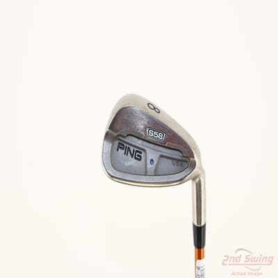 Ping S58 Single Iron 8 Iron Ping TFC 129I Steel Stiff Right Handed Blue Dot 36.75in