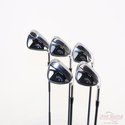 Callaway Apex DCB 21 Iron Set 7-PW AW UST Mamiya Recoil Dart 65H F2 Graphite Senior Right Handed -1 1/2"