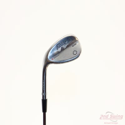 Titleist Vokey SM6 Tour Chrome Wedge Sand SW 56° 10 Deg Bounce S Grind SM6 BV Steel Wedge Flex Left Handed 35.5in