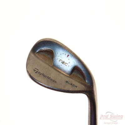 TaylorMade Rac Black Wedge Gap GW 56° 14 Deg Bounce Stock Steel Shaft Steel Wedge Flex Right Handed 35.5in