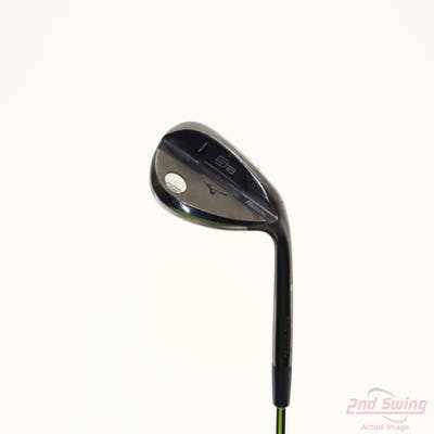 Mizuno S18 Gunmetal Black Wedge Lob LW 58° 8 Deg Bounce Stock Steel Shaft Steel Stiff Right Handed 35.5in