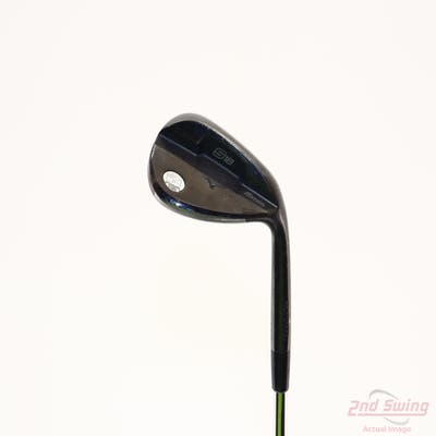 Mizuno S18 Gunmetal Black Wedge Gap GW 54° 8 Deg Bounce Stock Steel Shaft Steel Stiff Right Handed 35.5in