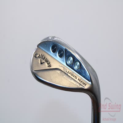 Callaway Jaws Raw Chrome Wedge Lob LW 60° 12 Deg Bounce X Grind Dynamic Gold Tour Issue S400 Steel Stiff Right Handed 34.5in