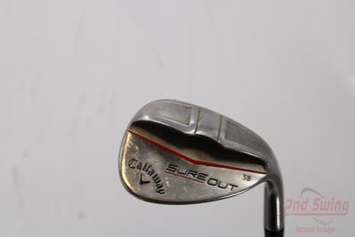Callaway Sure Out Wedge Lob LW 58° FST KBS Tour 90 Steel Wedge Flex Right Handed 35.0in
