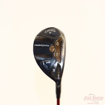 Callaway Paradym Triple Diamond Fairway Wood 3 Wood 3W 15° Oban Isawa Red 75 Graphite Stiff Right Handed 43.5in