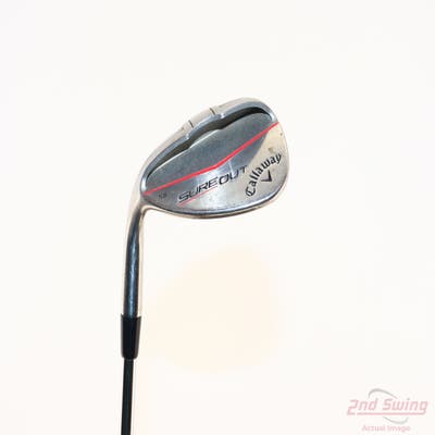 Callaway Sure Out Wedge Lob LW 58° FST KBS Tour 90 Steel Wedge Flex Left Handed 35.0in