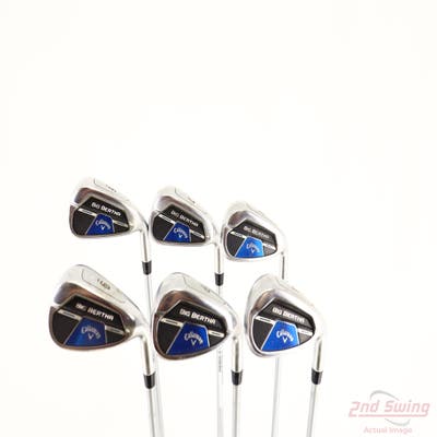 Callaway Big Bertha B21 Iron Set 6-PW AW FST KBS TGI 50 Steel Senior Right Handed +1/2"