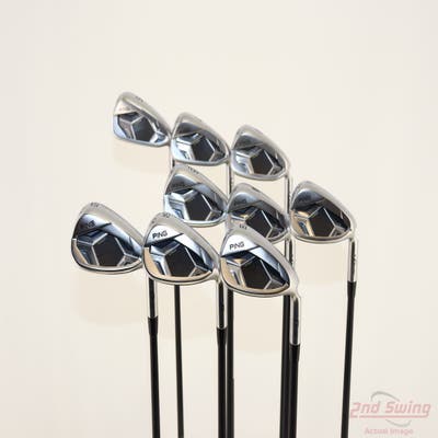 Ping G430 Iron Set 6-PW AW SW LW ALTA CB Black Graphite Senior Right Handed Blue Dot +1/2"