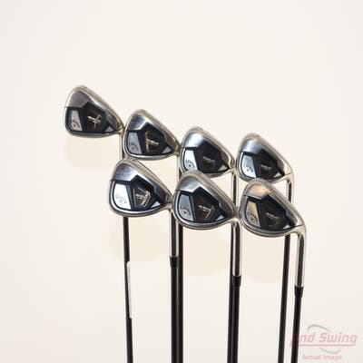 Callaway Rogue ST Max OS Iron Set 8-PW AW GW SW Project X Cypher 50 Graphite Senior Right Handed +1/4"