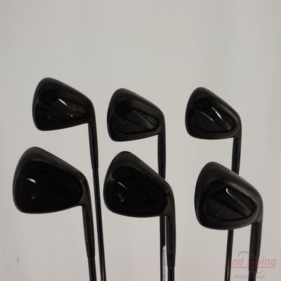 Mizuno JPX 925 Forged Black Iron Set 6-PW GW Mitsubishi MMT 85 Graphite Stiff Right Handed -1/4"