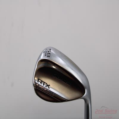 Cleveland RTX ZipCore Tour Satin Wedge Lob LW 58° 6 Deg Bounce Dynamic Gold Tour Issue S400 Steel Stiff Right Handed 35.0in