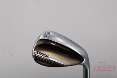 Cleveland RTX ZipCore Tour Satin Wedge Lob LW 58° 6 Deg Bounce Dynamic Gold TI Onyx S400 Steel Stiff Right Handed 35.0in