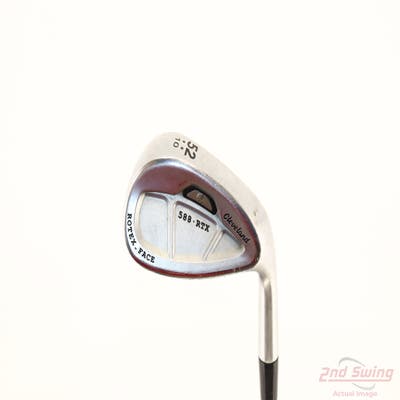 Cleveland 588 RTX CB Satin Chrome Wedge Gap GW 52° 10 Deg Bounce True Temper Dynamic Gold S200 Steel Wedge Flex Right Handed 35.75in