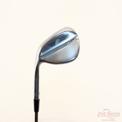 Titleist Vokey SM8 Tour Chrome Wedge Lob LW 58° 10 Deg Bounce S Grind Titleist Vokey BV Steel Wedge Flex Left Handed 35.0in