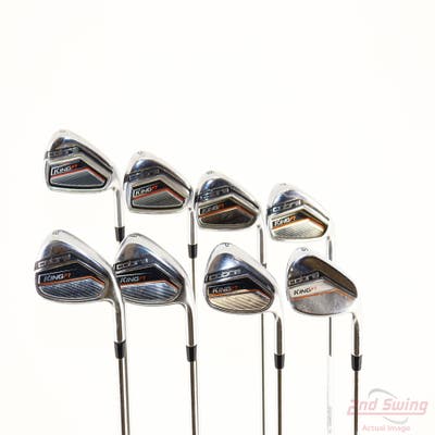 Cobra King F7 Iron Set 4-PW FST KBS Tour 90 Steel Regular Right Handed -1/4"