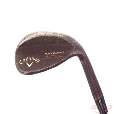Callaway Mack Daddy 2 Slate Wedge Lob LW 60° 10 Deg Bounce U Grind True Temper Dynamic Gold Steel Wedge Flex Right Handed 35.25in