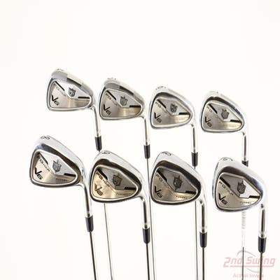 Wilson Staff FG Tour V6 Iron Set 4-GW KBS $-Taper Lite 100 Steel Regular Right Handed -1/4"