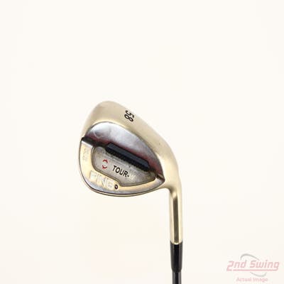 Ping Tour-W Brushed Silver Wedge Lob LW 58° 8 Deg Bounce Stock Steel Shaft Steel Stiff Right Handed Black Dot 35.0in