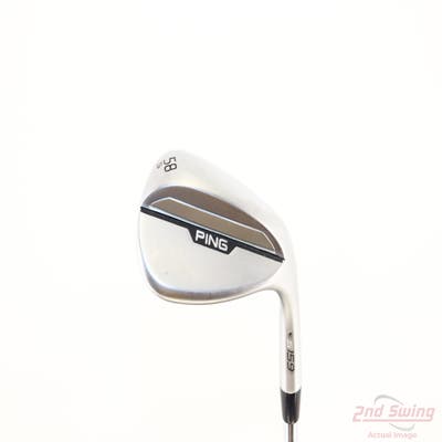 Ping s159 Chrome Wedge Lob LW 58° 10 Deg Bounce S Grind Ping Z-Z115 Steel Wedge Flex Right Handed Black Dot 35.5in
