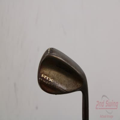 Cleveland RTX ZipCore Raw Wedge Lob LW 58° 12 Deg Bounce Full Dynamic Gold Spinner TI Steel Wedge Flex Right Handed 35.5in