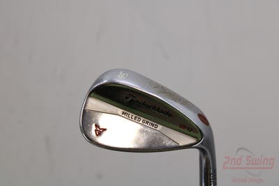 TaylorMade Milled Grind Satin Chrome Wedge Sand SW 56° 12 Deg Bounce Stock Steel Shaft Steel Wedge Flex Right Handed 35.5in