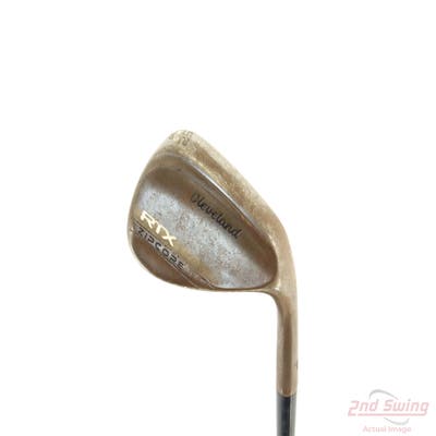 Cleveland RTX ZipCore Raw Wedge Gap GW 52° 10 Deg Bounce Mid True Temper Dynamic Gold Spinner Tour Issue Steel Wedge Flex Right Handed 36.0in