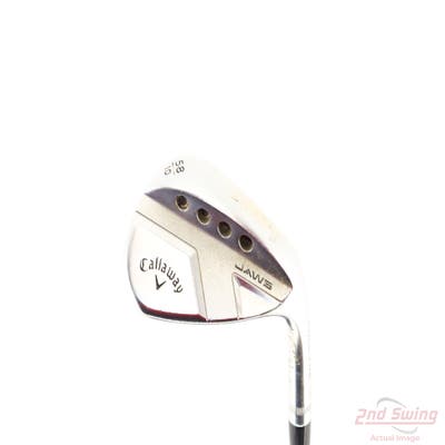 Callaway Jaws Full Toe Raw Face Chrome Wedge Lob LW 58° 10 Deg Bounce R Grind Steel Stiff Right Handed 36.5in
