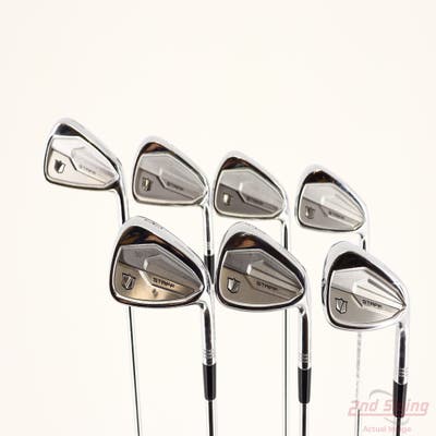 Wilson Staff 2024 Staff Model CB Iron Set 4-PW Dynamic Gold Mid 115 Steel Stiff Right Handed -1/4"