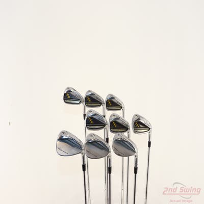 TaylorMade Rocketbladez Iron Set 5-PW AW GW LW FST KBS Tour Steel Stiff Right Handed +1"