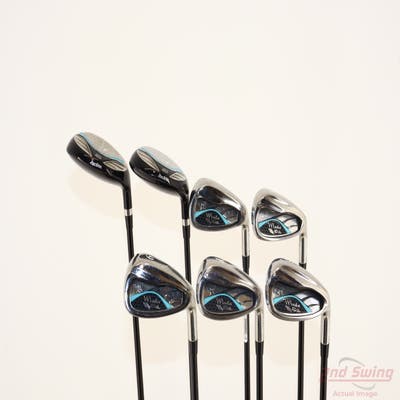 Tour Edge Moda Silk Iron Set 6-PW AW GW SW Moda Silk High Launch Graphite Ladies Right Handed STD