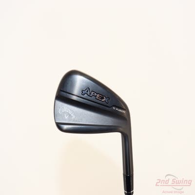 Callaway Apex Ti Fusion Plated Single Iron 7 Iron Aldila Ascent 50 Graphite Senior Right Handed 37.0in