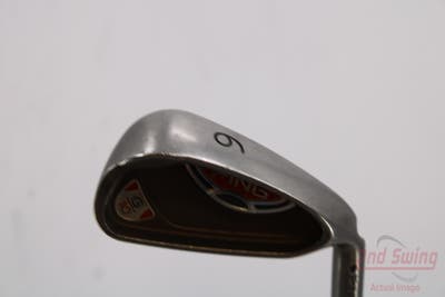 Ping G10 Single Iron 6 Iron Ping AWT Steel Regular Right Handed Blue Dot 37.5in