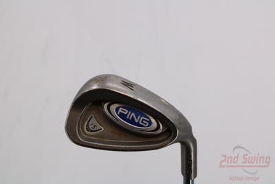 Ping i5 Single Iron Pitching Wedge PW Stock Steel Shaft Steel Wedge Flex Right Handed Black Dot 35.25in