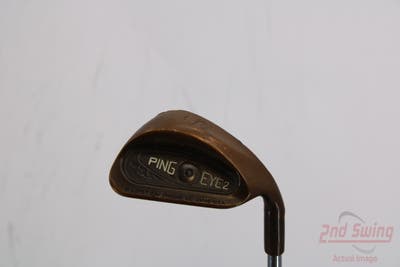 Ping Eye 2 + Beryllium Copper Wedge Sand SW Stock Steel Shaft Steel Wedge Flex Right Handed Black Dot 34.75in
