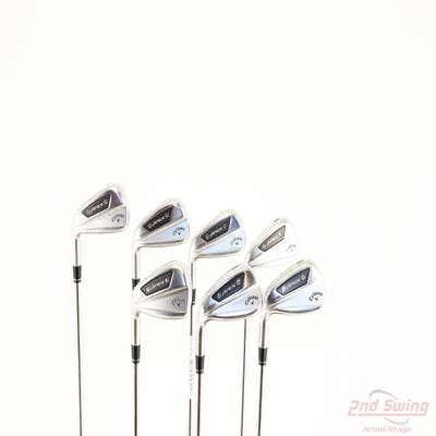 Callaway Apex Ai200 Iron Set 5-GW True Temper Dynamic Gold Mid 100 S300 Steel Stiff Left Handed +1/4"